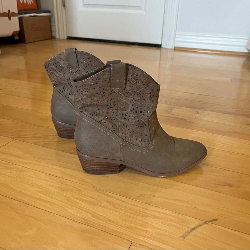 Brown Ankle Booties